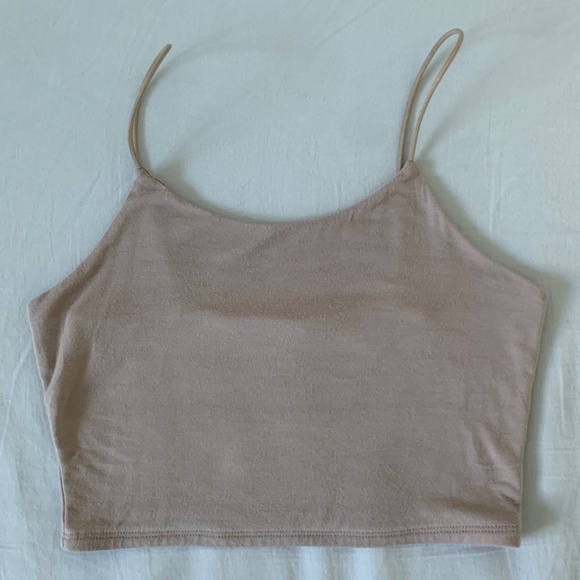 Fashion Nova Mocha and Black Women’s Kiki Crop Top Size XS (GUC) - Picture 2 of 10